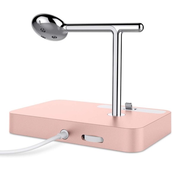 Belkin Valet Rose Gold Charging Dock for iPhone and Apple Watch - Picture 3 of 3